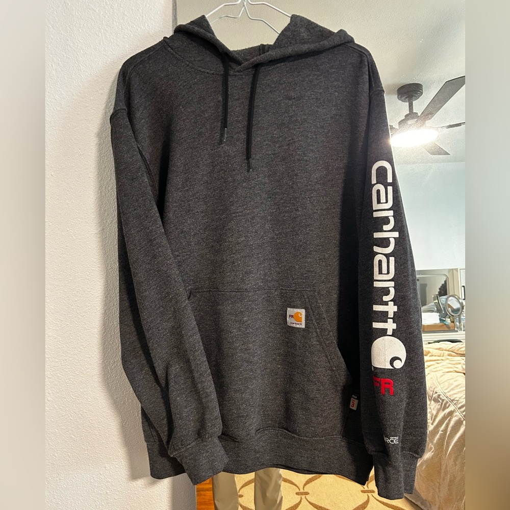 Carhartt Force FR Hoodie Sz Medium 2112 CAT 3